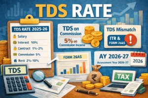 TDS Rate Chart FY 2025-26